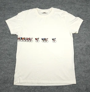 ERSTWHILE Graphic T-Shirt Herren Large weiß Grafik AOP doppelseitig Radfahren - Bild 1 von 10