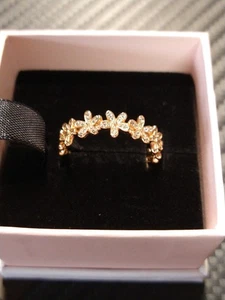 Pandora Gänseblümchen Ring 14 Karat Rosevergoldet Gr. 60 - Bild 1 von 6