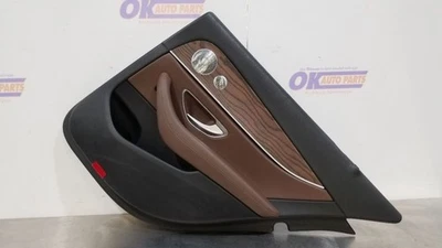 Mercedes E300 17 2017 OEM puerta trasera panel de moldura marrón pasajero derecho  Foto 1 de 4