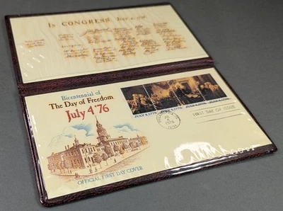 July 4 1976 America's Bicentennial 1776-1976 First Day Cover Fleetwood FDC - Image 1 of 4
