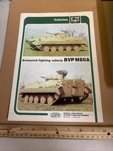 VTG SDPR BVP M-80A M80A Armored Fighting Vehicle Yugoslav Military Brochure Tank - Picture 1 of 5