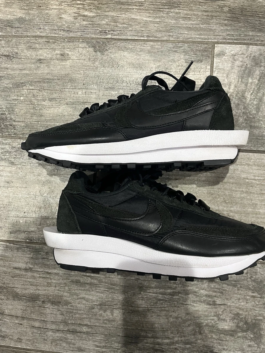 Nike sacai x LDWaffle Black Nylon for Sale | Authenticity