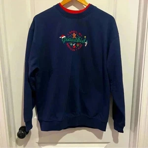 Vintage I Spoil My Grandkids Because I Can Christmas Holiday Sweatshirt - Picture 1 of 9