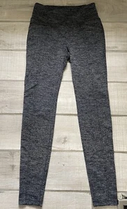 Athleta Womens Pant Small S Gray Delancey Herringbone Legging Performance Yoga - Picture 1 of 9