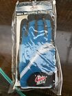 New Cuda Brand Wire Wrapping Fishing Gloves Medium Blue & Black