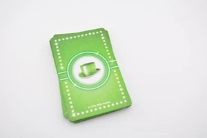 Monopoly Chance game replacement part pieces - green hat token cards - Picture 1 of 2