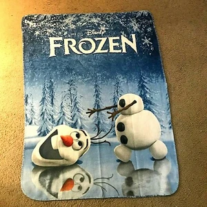 COPERTA OLAF PUPAZZO DI NEVE DISNEY FROZEN THROW 35x45" - Foto 1 di 6