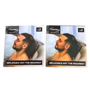 CleverSpa Paquete de 4 Bañera de Hidromasaje Spa Reposacabezas Inflable Accesorio - NUEVO - Imagen 1 de 8