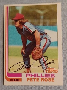 1982 Topps Pete Rose #780 🙂 🙂 Charlie Hustle Hit King - Imagen 1 de 2