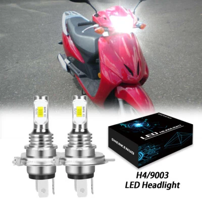 Faros LED blancos para Honda Elite NHX110 SR SA50 SA50P - 2 piezas 9003 H4 Foto 1 de 4