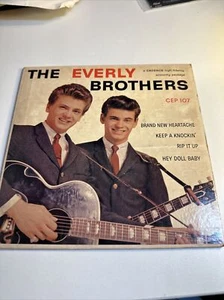 The Everly Brothers CEP 107 EP 7” Extended Play Record & PC - Picture 1 of 5