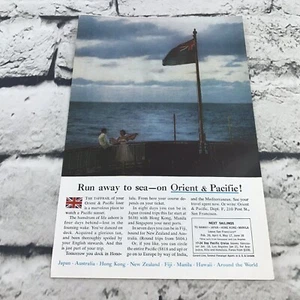 Vtg 1959 Print Ad Orient And Pacific Cruise Shops Advertising Art - Picture 1 of 3
