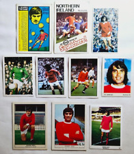 1970 's George Best (10) Card Soccer Lot Manchester United (Low Grade)