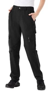 Women's Hiking Cargo Pants Lightweight Water-Resistant Quick Dry UPF 50+ Trav... - Picture 1 of 7