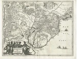 Original Antique Map of Paraguay - Picture 1 of 1
