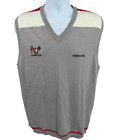 Ohio State Buckeyes Scarlet & Gray Golf Club Adidas Sweater Vest Mens Size Large