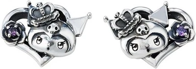 Sanrio Personaje KUROMI 20 Aniversario Plata 925 Circonita Cúbica SAKU20-P001SV Foto 1 de 4