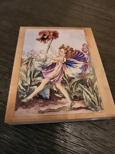Stamps Happen Pansy Flower Fairy Wood Stamp Cecily Mary Barker New - Picture 1 of 4