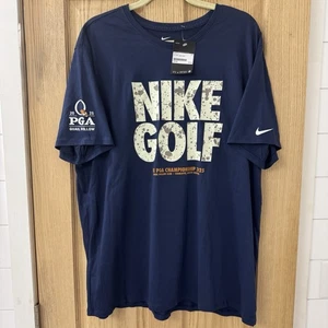 2025 PGA CHAMPIONSHIP-Golf Tournament Quail Hollow Dri-Fit NIKE Maglietta XL - Foto 1 di 7