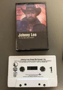 Johnny Lee : Til The Bars Burn Down - 1984-Cassette Tape- *Fast Combined Shippin - Picture 1 of 3