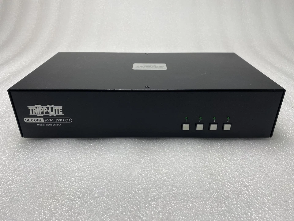 Tripp Lite B002-DP2A4 Secure KVM Switch 4-Port DisplayPort Dual Monitor - Image 1 of 4