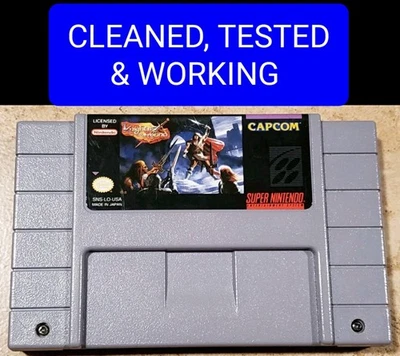 Knights of the Round Super Nintendo SNES Capcom 1994 Tested & Working Authentic - Image 1 of 4