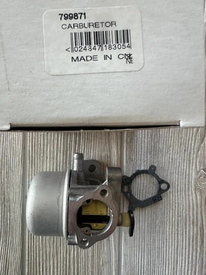 Repuesto de carburador Briggs & Stratton OEM 799871 para 790845 Foto 1 de 3