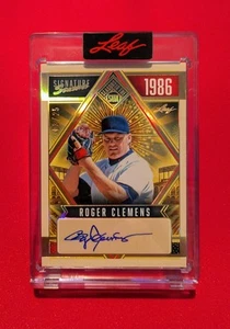 🔥Roger Clemens Auto /25 -2025 Leaf Seasons In The Sun "Signature Series 1986" - Picture 1 of 2