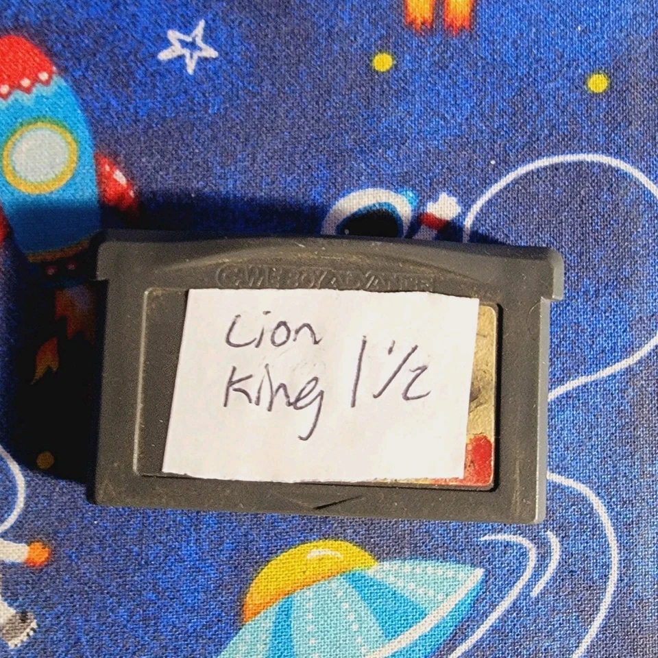 The Lion King 1/2 Nintendo Game Boy Advance Disney Authentic Saves - Image 1 of 1