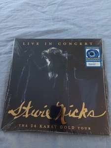 STEVIE NICKS Live In Concert 24 Karat Gold Tour 2LP VG+ BLUE WHITE SPLATTER - Picture 1 of 4