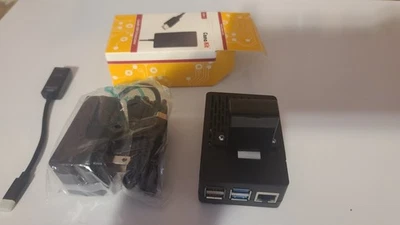 Raspberry Pi 4 2GB W/Case, Fan, Power Supply, Pi Camera 2 - Image 1 of 4