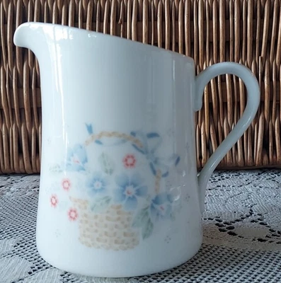 Jarra de jarabe crema de aciano vintage Corning Country flores florales genial Foto 1 de 4