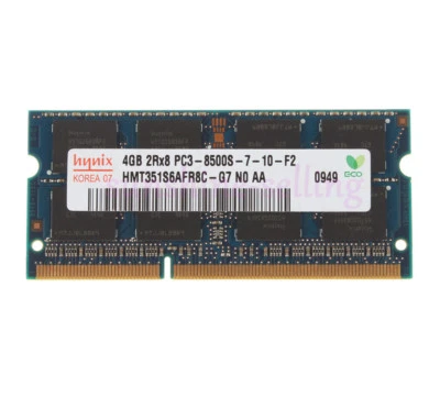 Per Hynix 8 GB 4 GB 2 GB SODIMM DDR2 DDR3 667 1333 1600 computer portatile memoria RAM lotto &_ - Immagine 1 di 4