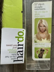 Hair Do Salon Haarclip JESSICA SIMPSON Clip-in Extensions 56cm Braunblond NP 99€ - Bild 1 von 10