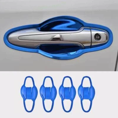 Cubierta de cuenco de puerta lateral exterior de acero negro para Toyota RAV4 2013-2017 2018 Foto 1 de 3