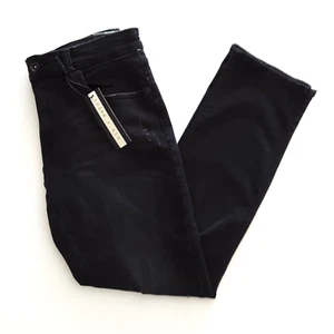 Edgar + Ash Mens Size 32x30 Slim Fit Jeans Destructed Black Denim 5 Pockets - Picture 1 of 11