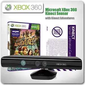 XBox 360 Kinect Sensor - with Kinect Adventures *in Good Working Condition* - Picture 1 of 3