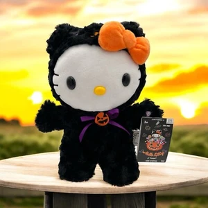 Hello Kitty Side Stepper Halloween peluche suono movimento arpsi gatto nero 👀Video - Foto 1 di 10