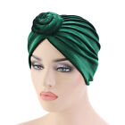 Velvet Hijab Turban Twist Knot Chemo Cap Women Beanie Head Wrap Cancer Hat Arab