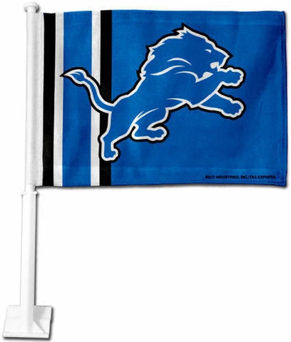 DETROIT LIONS Flag Car Truck SUV Window Double Sided Design New Cover
