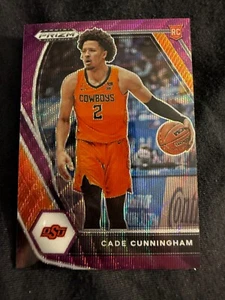 Selecciones del draft Panini Prizm 2021-22 - Variation Cade Cunningham #1 Purple Wave... - Imagen 1 de 2