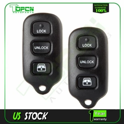 2 For Toyota 4Runner 1999 2000-2009 Keyless Entry Remote Control Car Key Fob - Image 1 of 4