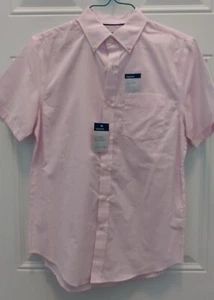 Croft & Barrow Herren klassische Passform Knopfleiste Oxford - Neu mit Etikett! Osterrosa - klein! - Bild 1 von 2