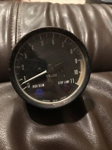 Yamaha Japanese Motorcycle Tachometer X1000 RPM Tach Gauge 70's Nippon Seiki - Picture 1 of 4
