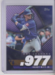 2025 Topps Series 2 Bobby Witt JR. OPS Leaders Kansas City Royals #OPS-4 - Bild 1 von 2