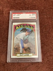 1972 Topps Baseball # 422 Ray Lamb Psa 6 - Picture 1 of 2
