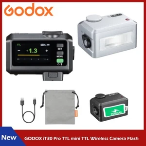 GODOX iT30 Pro TTL mini TTL Wireless Camera Flash 2.4G Wireless TouchscreenFlash - Picture 1 of 13