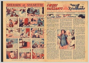 COEURS VAILLANTS Edition rurale 1943 n° 35 Tintin chez les indiens (amérique) BE - Picture 1 of 2