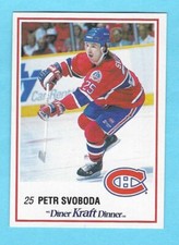 1989-90 Kraft 27 Petr Svoboda Montreal Canadiens! EXMT!          *Set Break*
