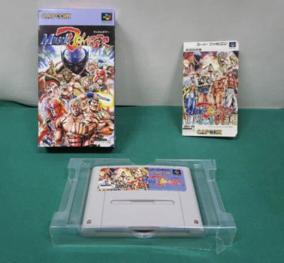 SNES -- MUSCLE BOMBER --included box & manual. Super famicom. JAPAN GAME. 14138 - Image 1 of 4